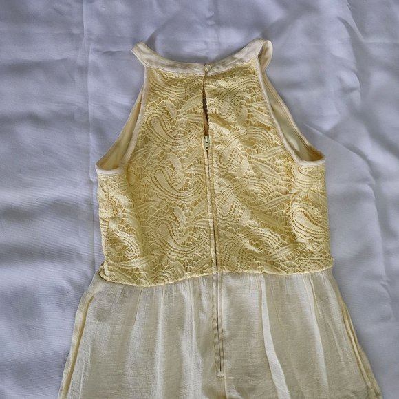 In Girl Women's Halter Neck Yellow Blue Pink Color Block Maxi Dress Size 12 - Picture 6 of 12